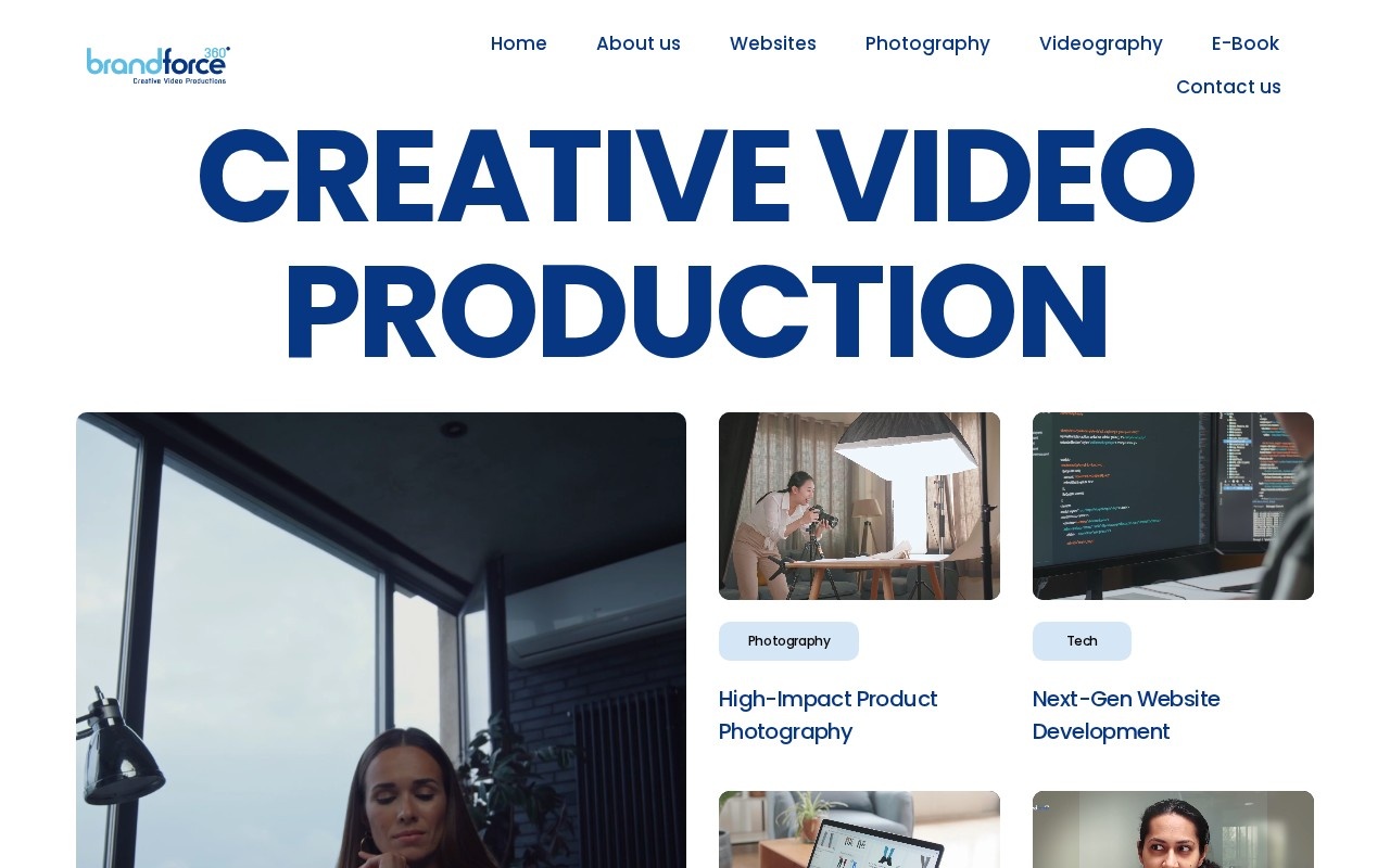 Brandforce 360 — homepage
