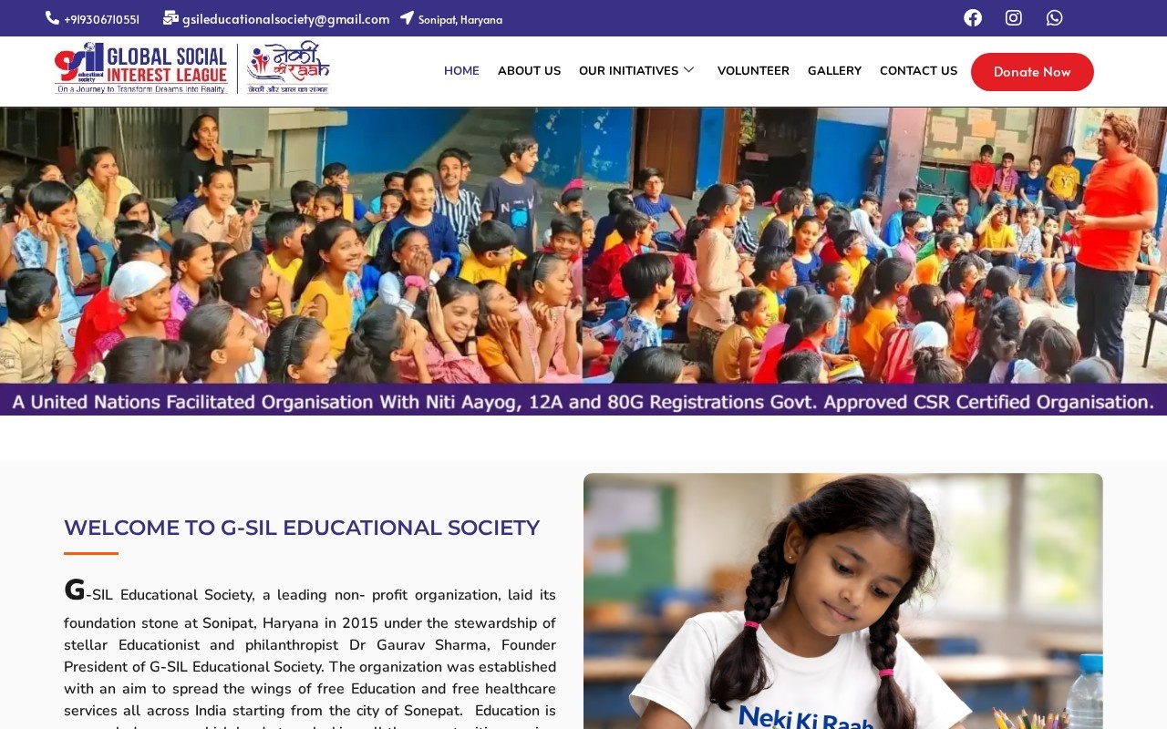 GSIL Edu. Society — homepage